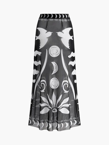 Ruby Women's Printed Cover-up - styled view