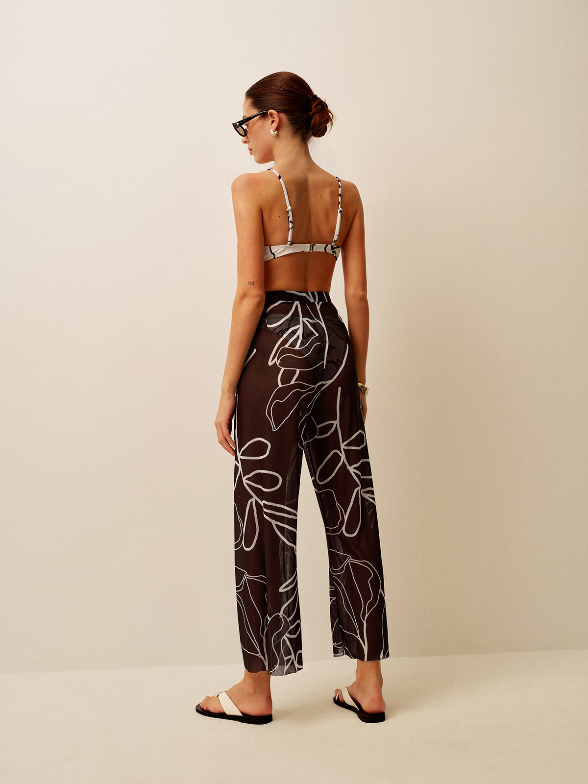 Clara Women's Printed Cover-up - full-length view