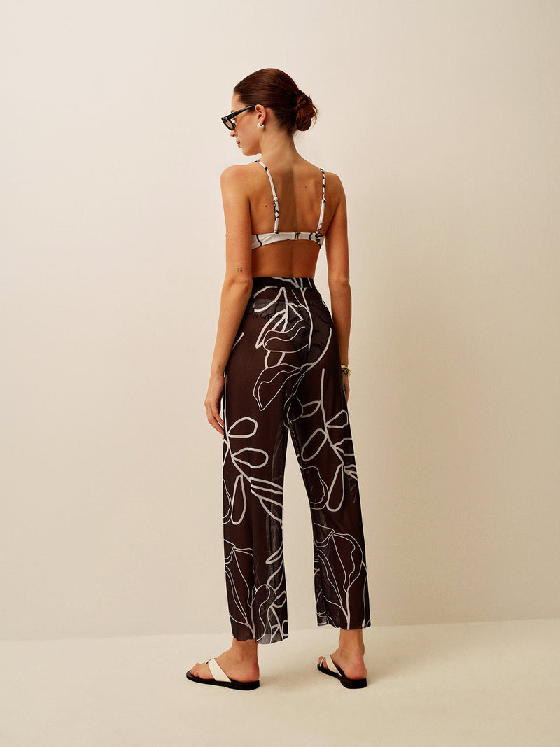 Clara Women's Printed Cover-up - full-length view