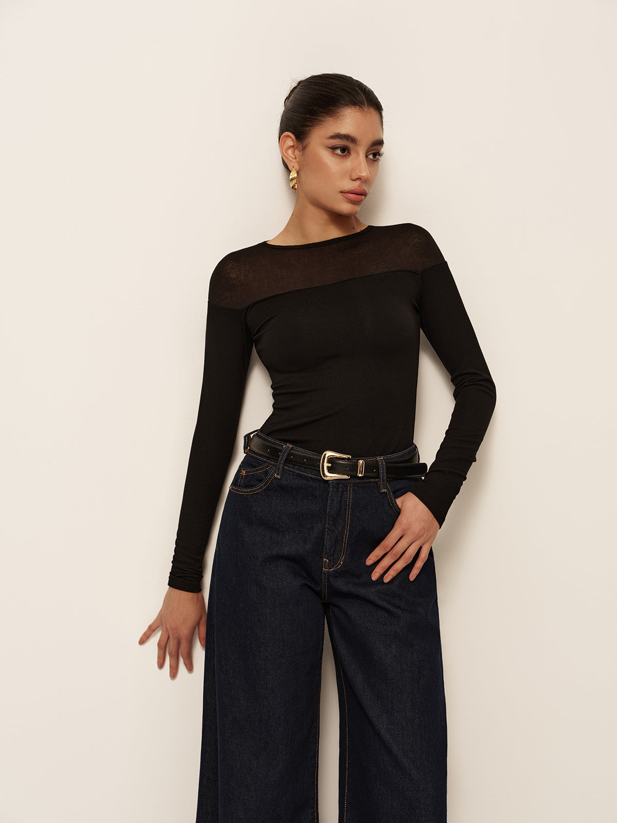 Faye Women's T-shirt - fabric and finish detail