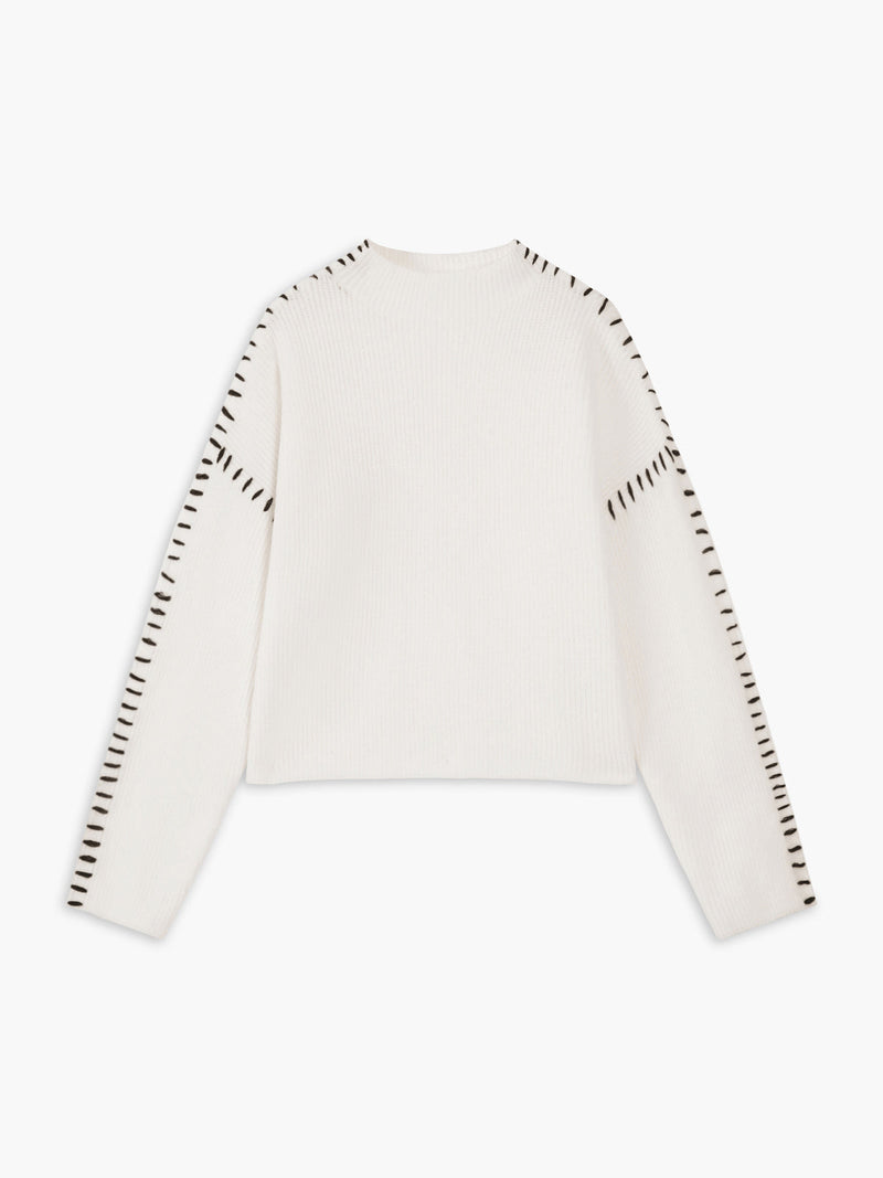 Delphine Women's Oversized Sweater - shown in use