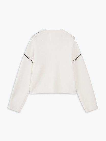 Delphine Women's Oversized Sweater - front view