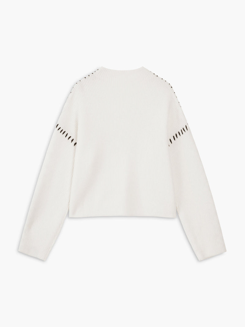 Delphine Women's Oversized Sweater - front view