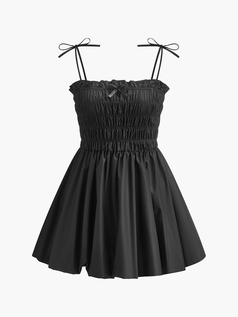 Mira Women's Dress | Shirred, Sleeveless
