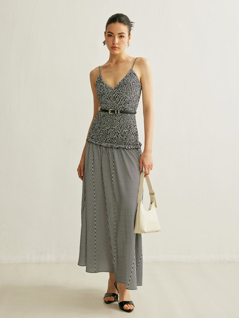Colette Women's Pleated Dress - back view