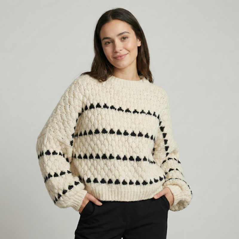 Rowan Women's Sweater | Geometric, Knit