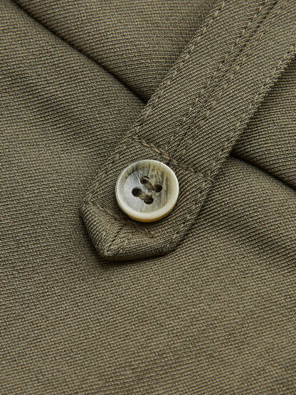 Kaia Women's Pleated Trousers - close-up detail