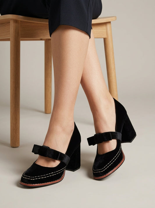 Paloma Women's Adjustable Heels - styled view
