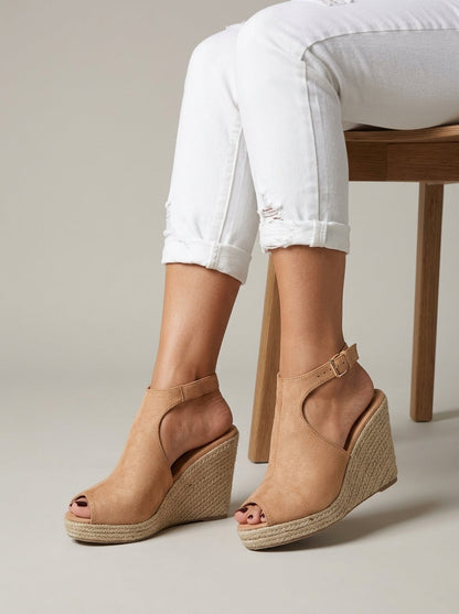 Yvette Women's Platform Espadrilles - styled view