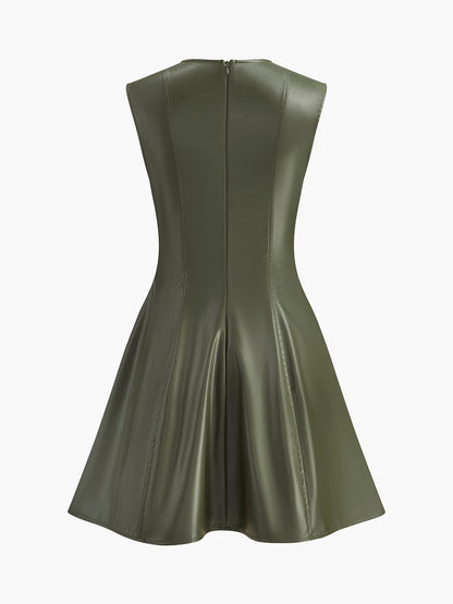 Giselle Women's Pleated Dress - front view