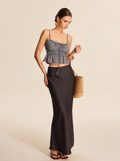 Hattie Women's Camisole - fabric and finish detail