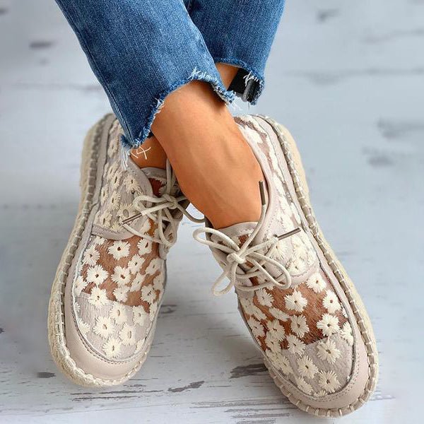 Tamsin Women's Floral Espadrilles - back view
