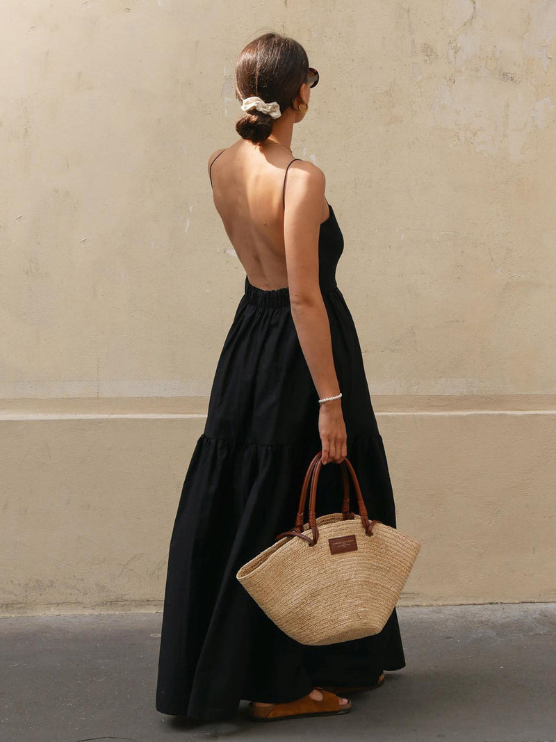 Tilda Women's Dress | Backless, Sleeveless, Maxi