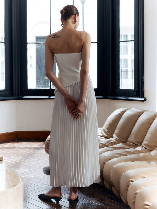 Lumi Women's Pleated Dress - styled view
