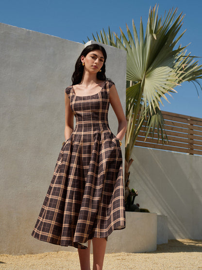 Rosa Women's Pleated Dress - front view