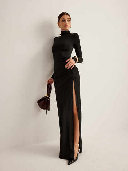 Ines Women's Pleated Dress - back view