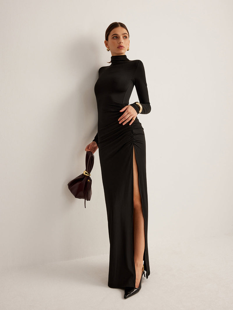 Ines Women's Pleated Dress - back view