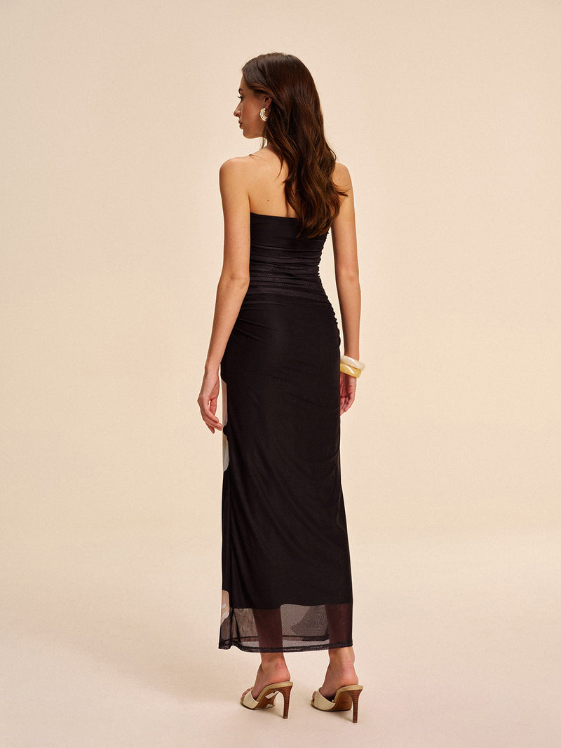 Astrid Women's Pleated Dress - close-up detail