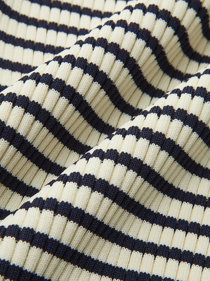 Harlow Women's Striped Top - close-up detail
