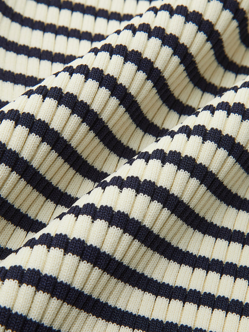Harlow Women's Striped Top - close-up detail