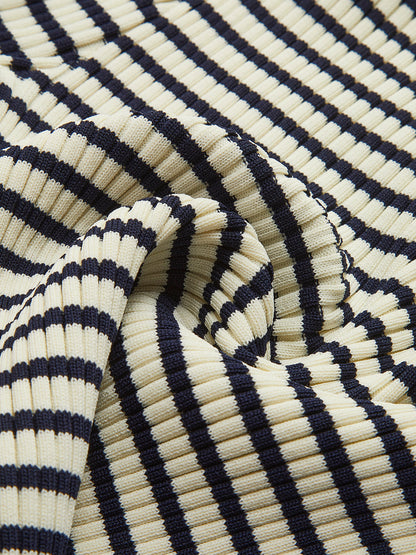 Harlow Women's Striped Top - flat lay