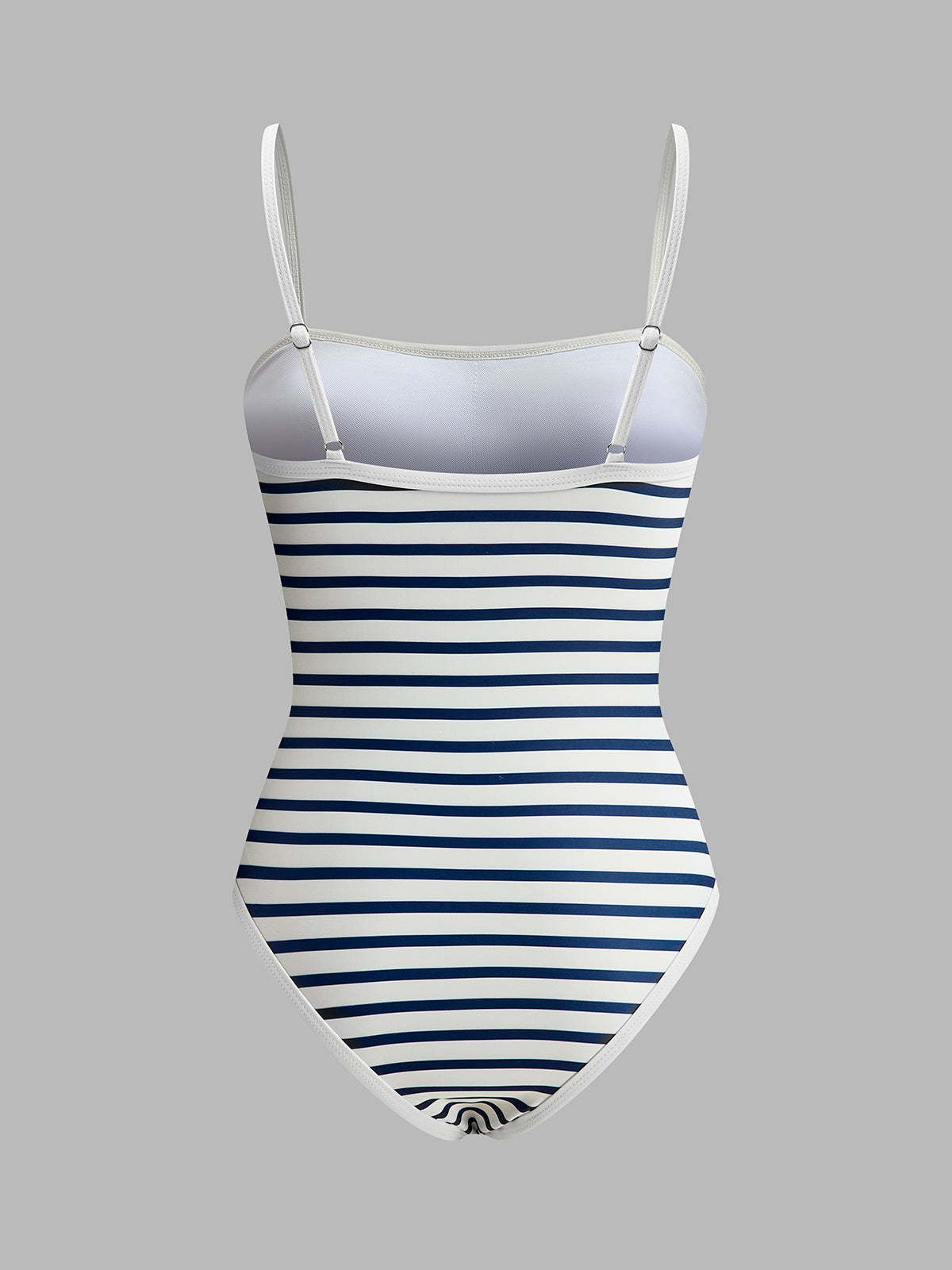 Quinn Women's Striped Swimsuit - flat lay