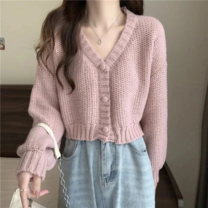 Rhea Women's Cardigan - styled view