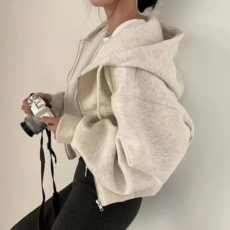 Mira Women's Oversized Hoodie - full-length view