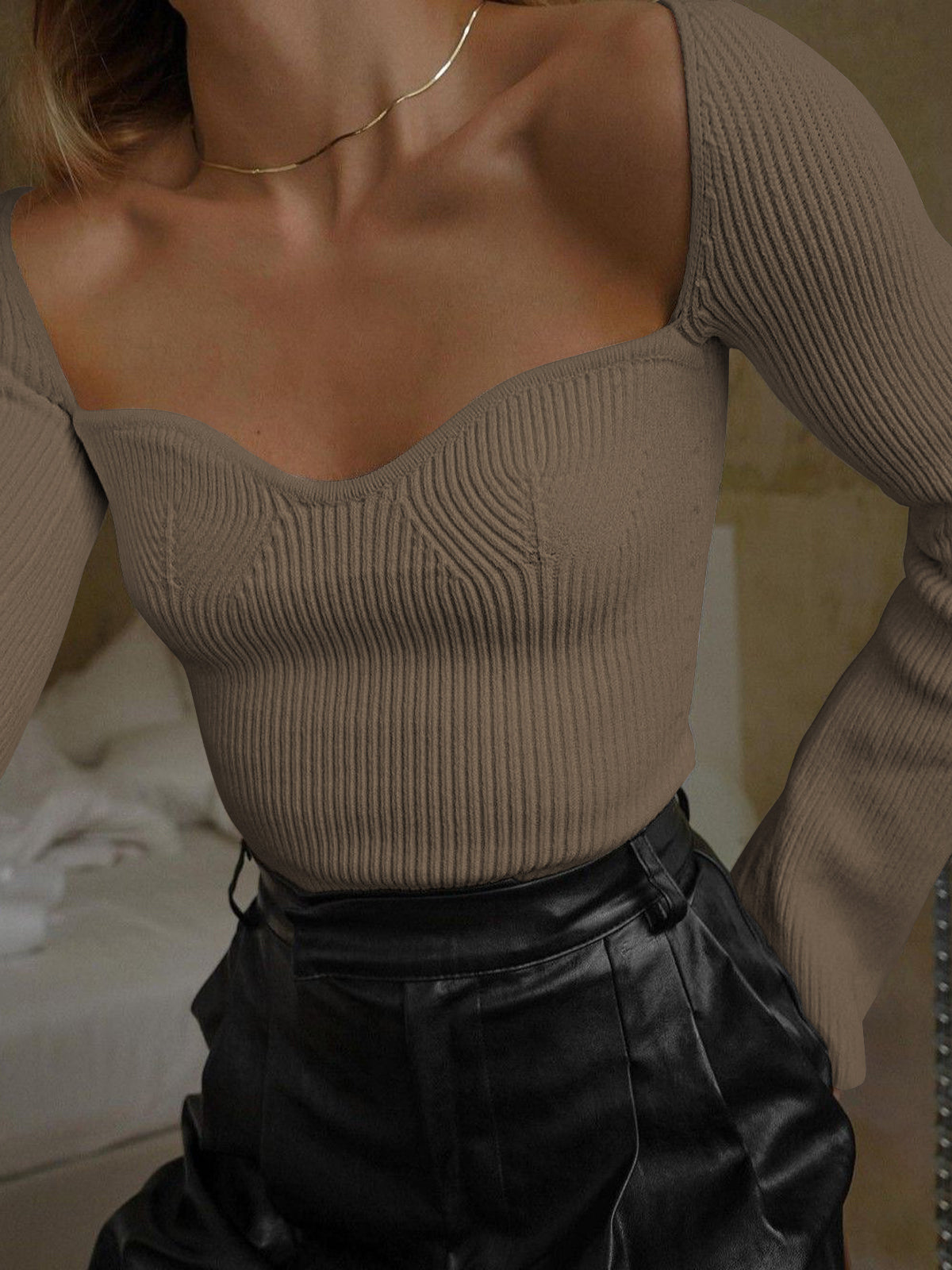 Sophie Women's Top - fabric and finish detail