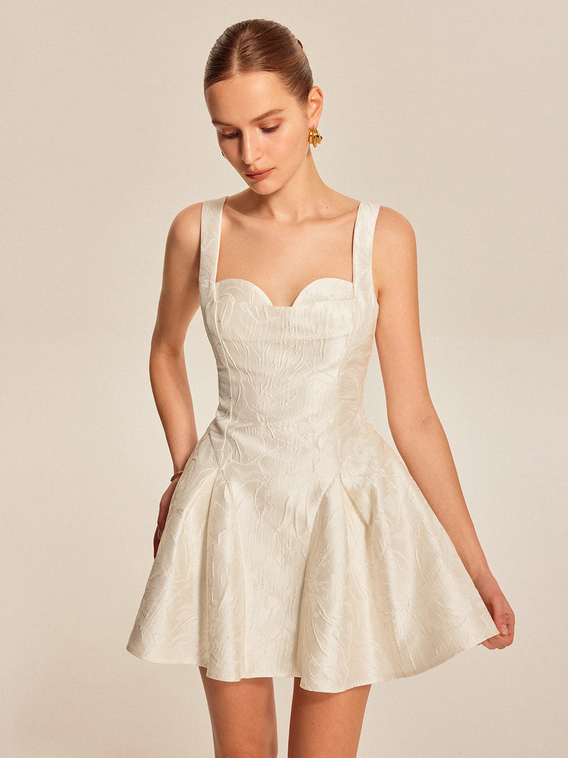 Ines Women's Pleated Dress - back view