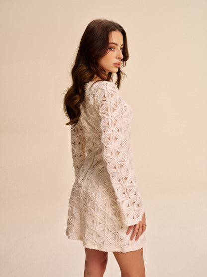 Thea Women's Floral Dress - close-up detail