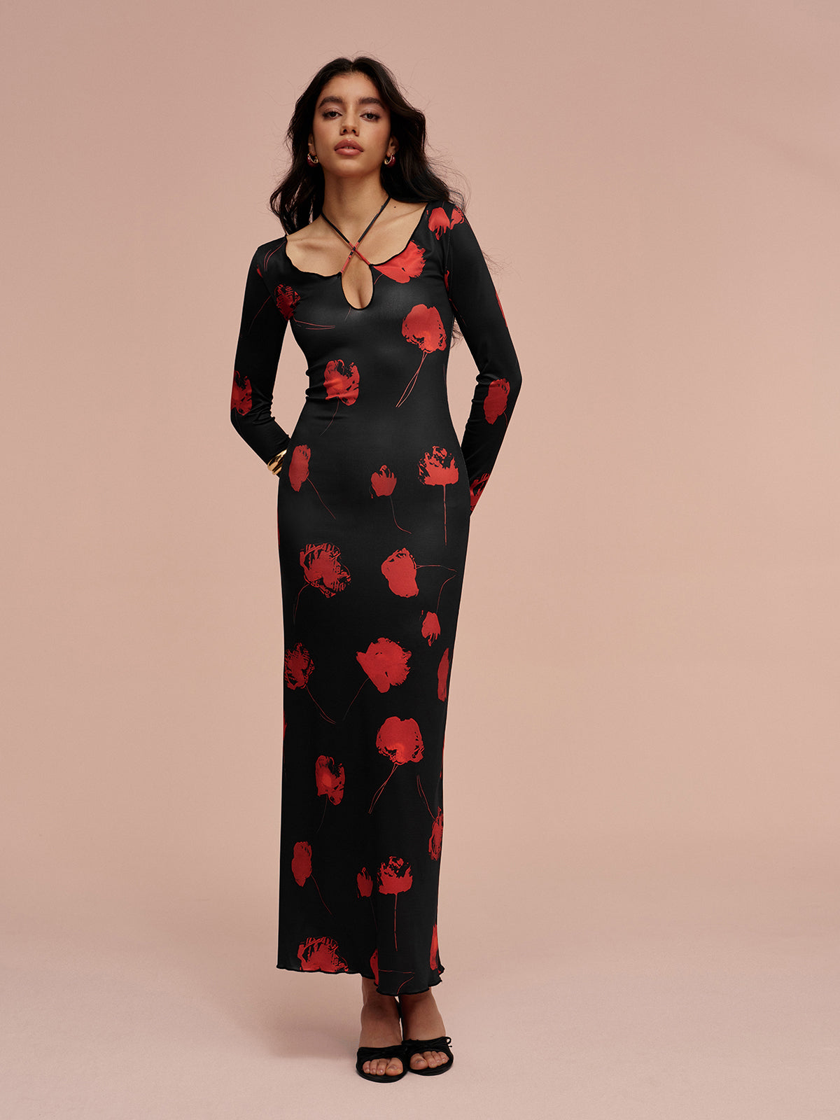 Hattie Women's Printed Dress - back view