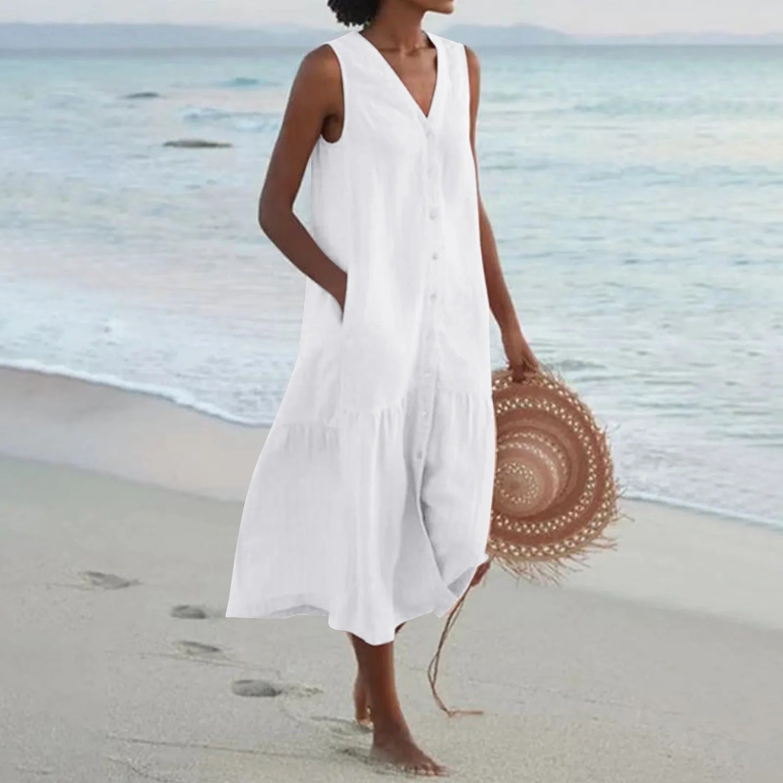 Ruby Women's Midi Dress - front view