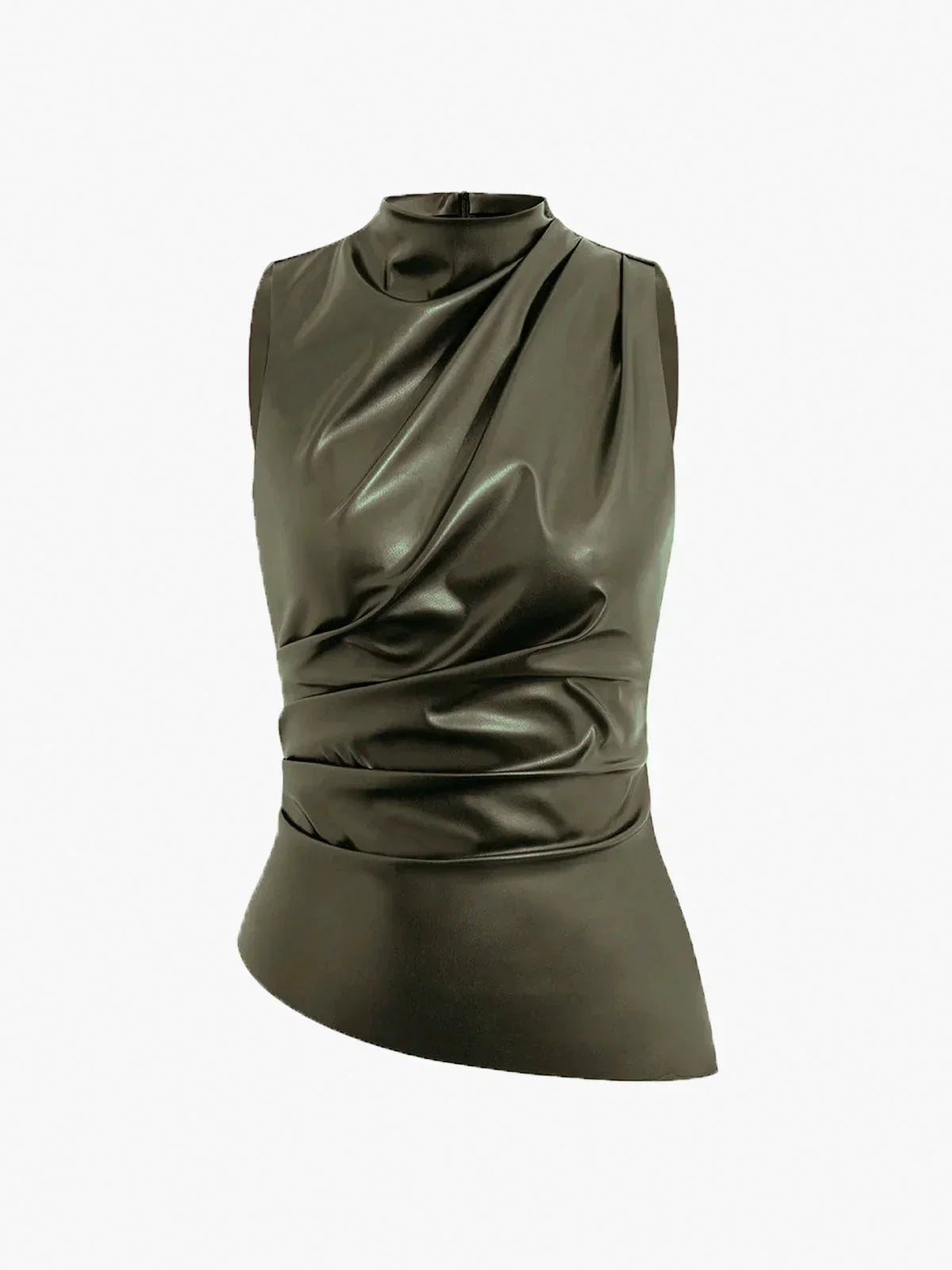 Sable Women's Satin Top - front view
