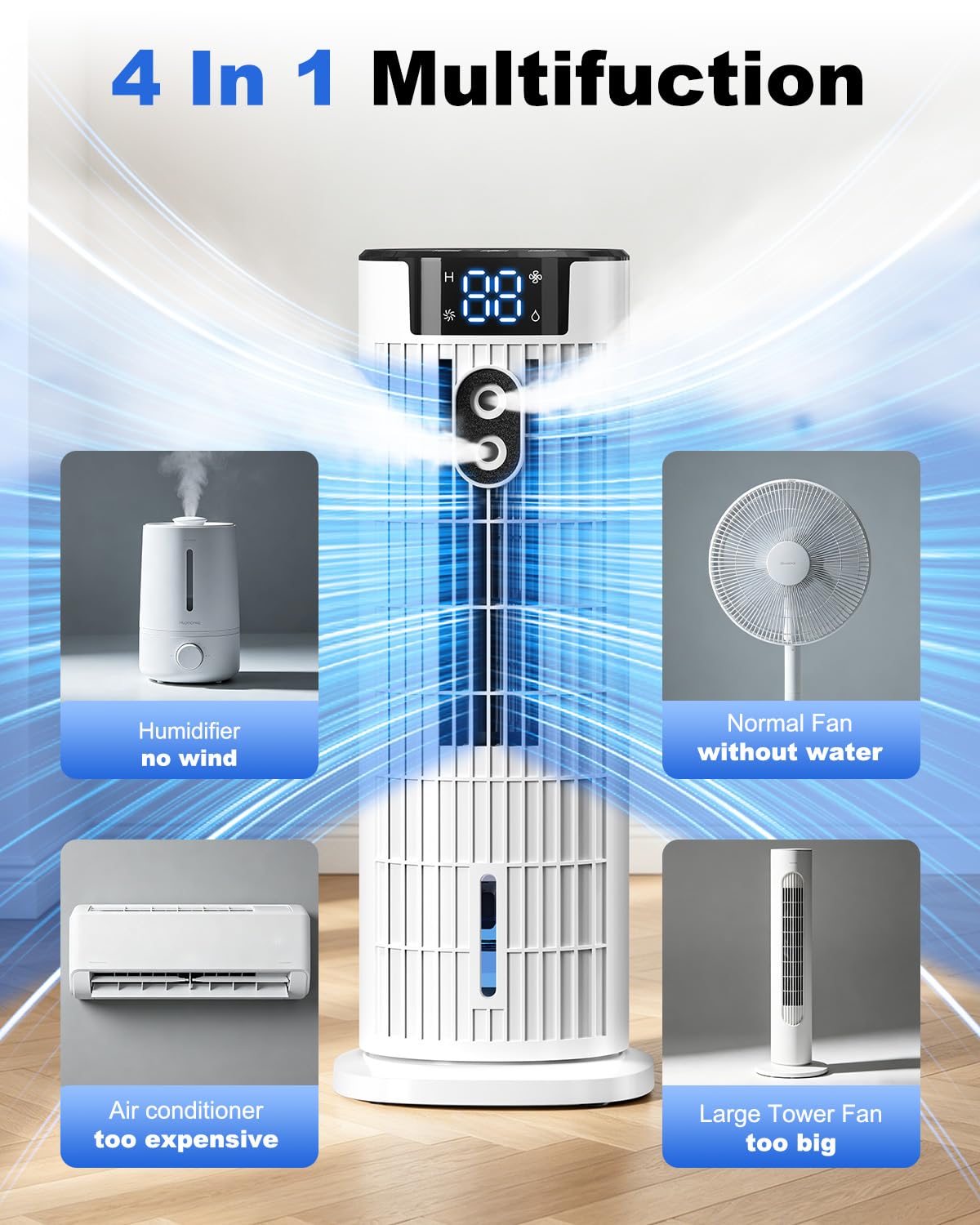 Juniper Portable Air Conditioner - front view