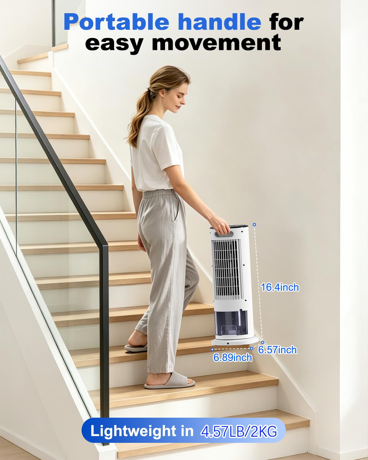 Juniper Portable Air Conditioner - shown in use