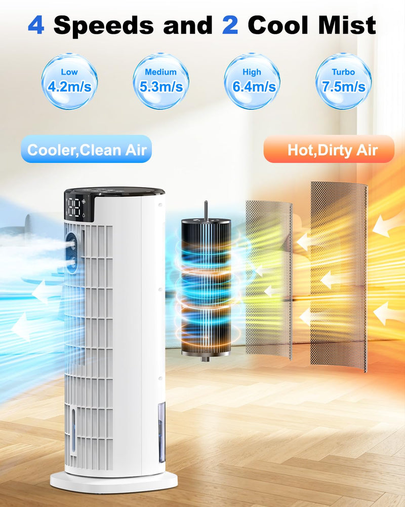 Juniper Portable Air Conditioner - fabric and finish detail