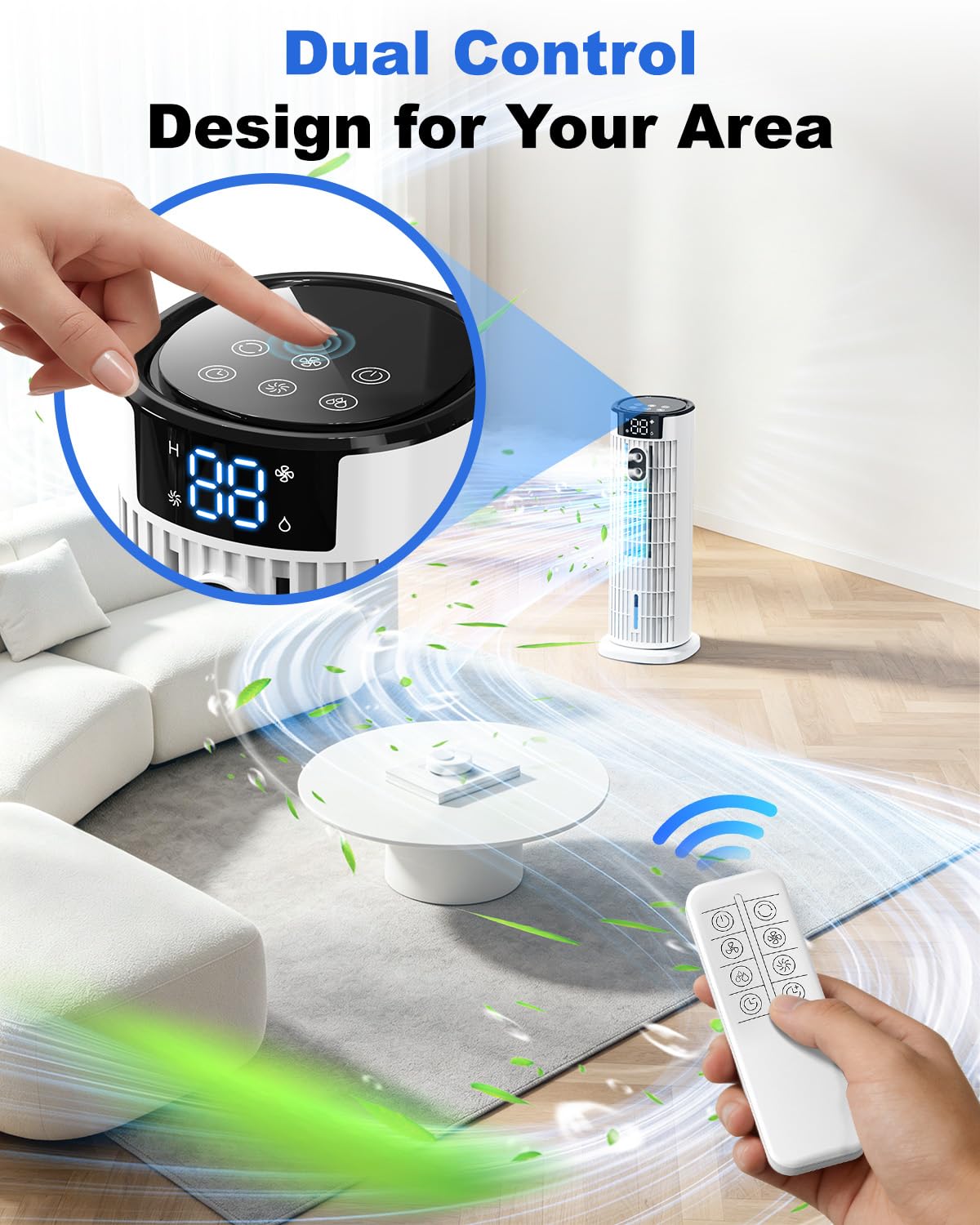 Juniper Portable Air Conditioner - close-up detail