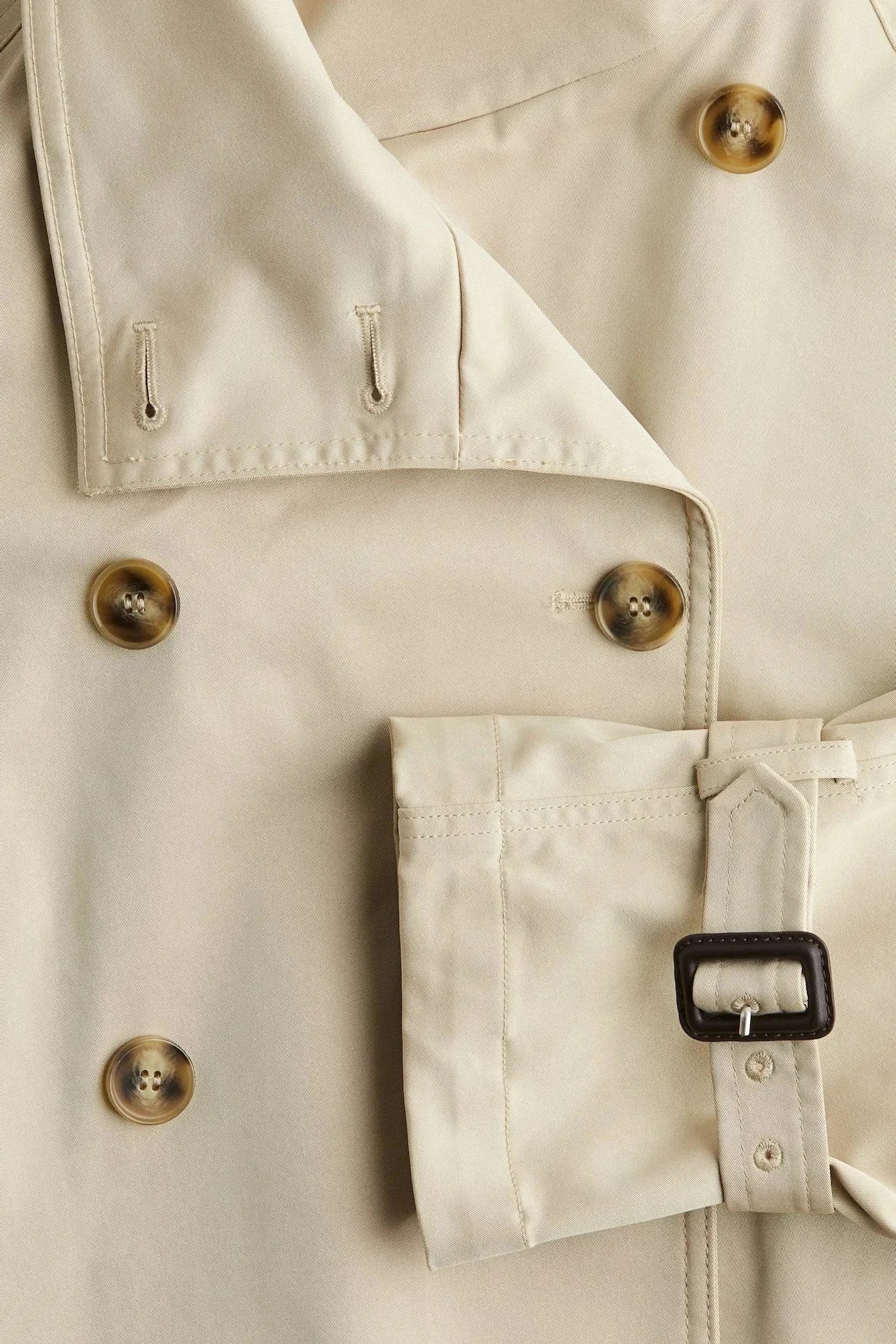 Rowan Women's Trench Coat - close-up detail