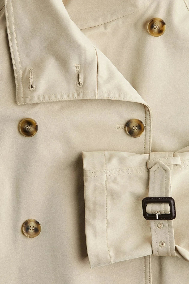 Rowan Women's Trench Coat - close-up detail
