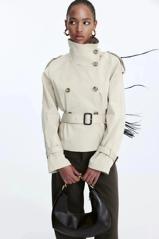 Rowan Women's Trench Coat - front view