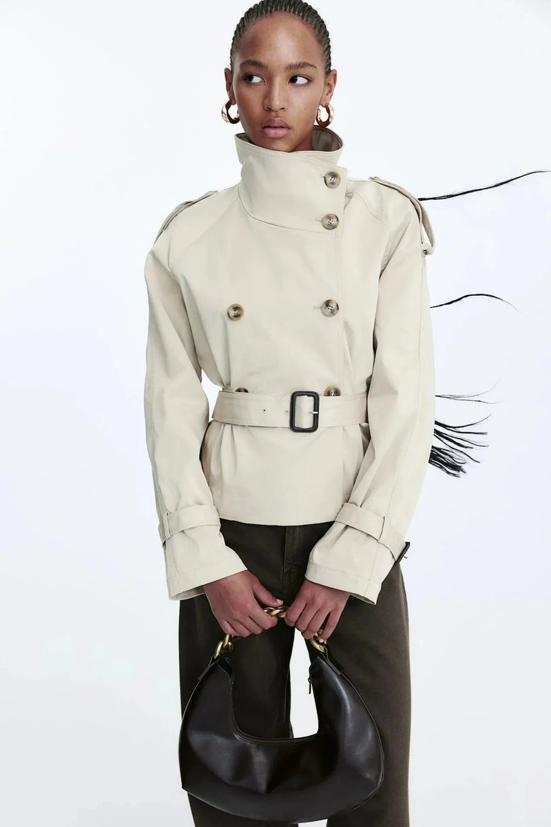 Rowan Women's Trench Coat - front view