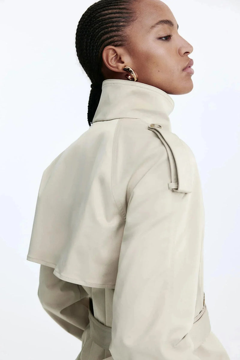 Rowan Women's Trench Coat - full-length view