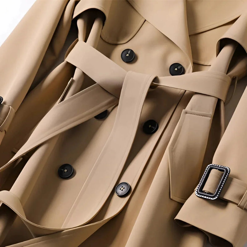 Colette Women's Trench Coat - styled view