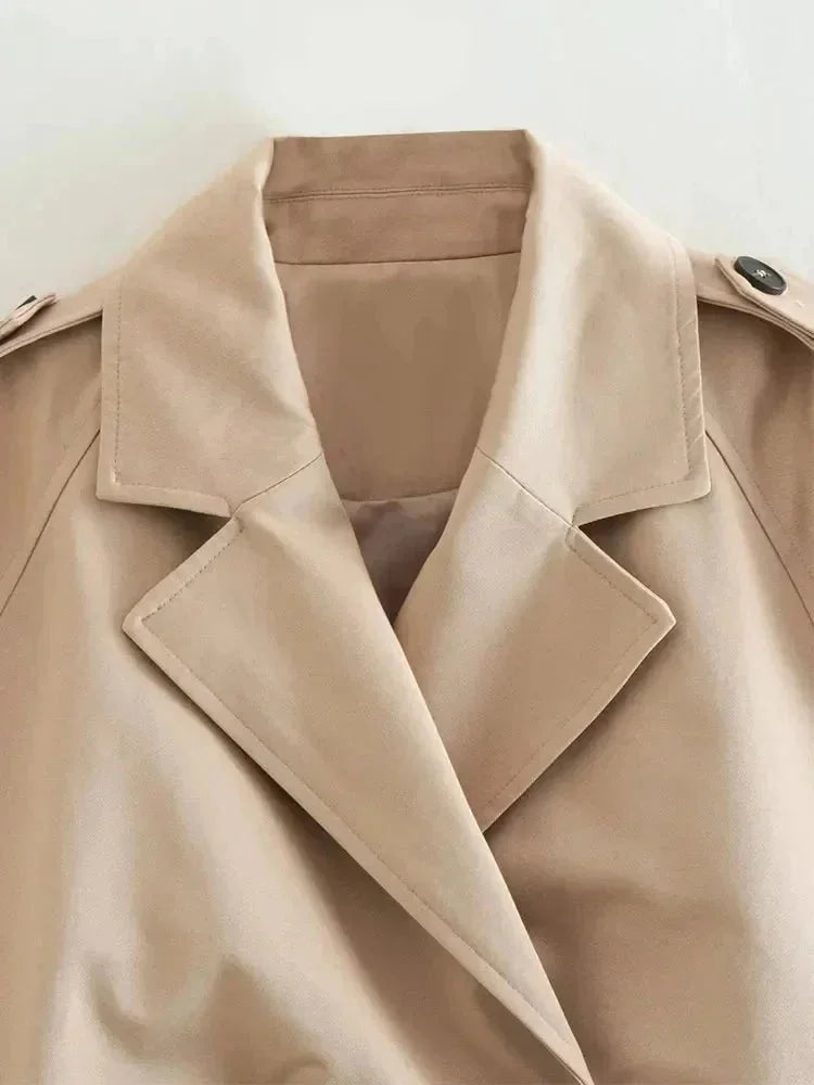 Yvette Women's Trench Coat - full-length view
