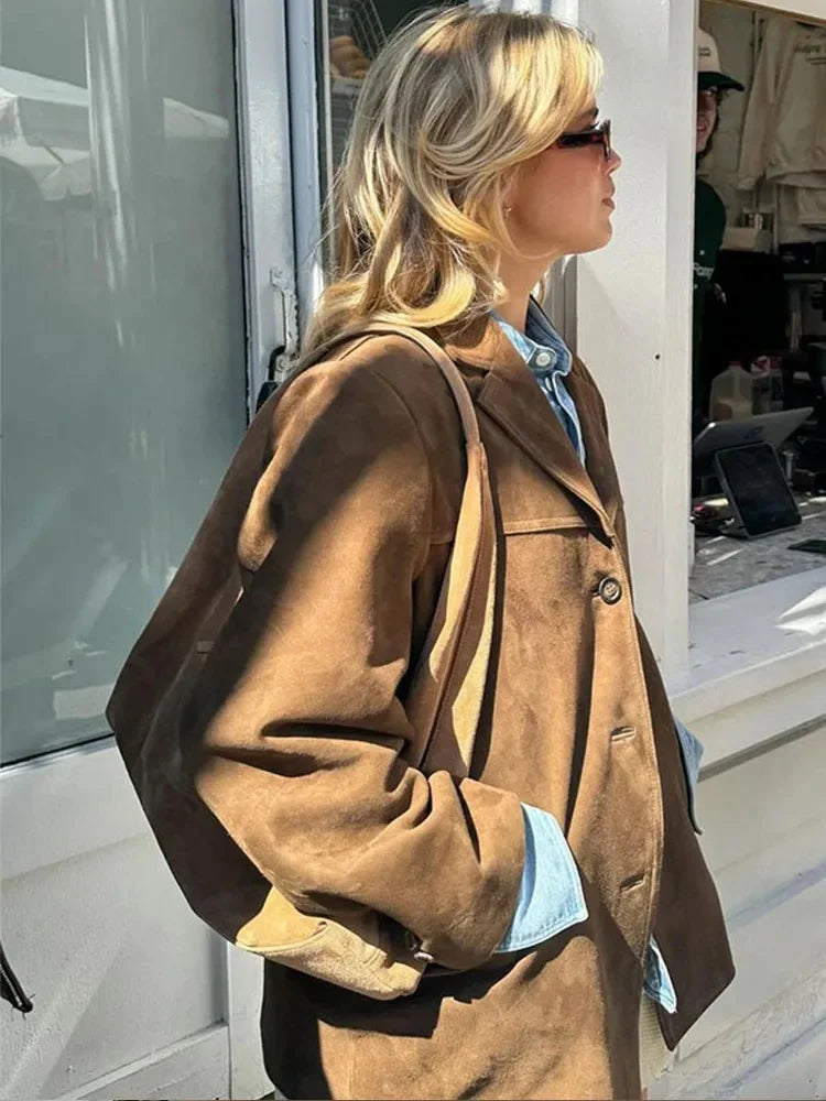 Ottilie Women's Oversized Blazer - back view