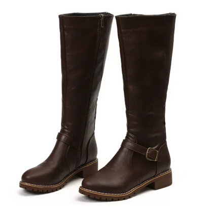 Fleur Women's Knee-high Boots - flat lay