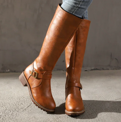 Fleur Women's Knee-high Boots - front view