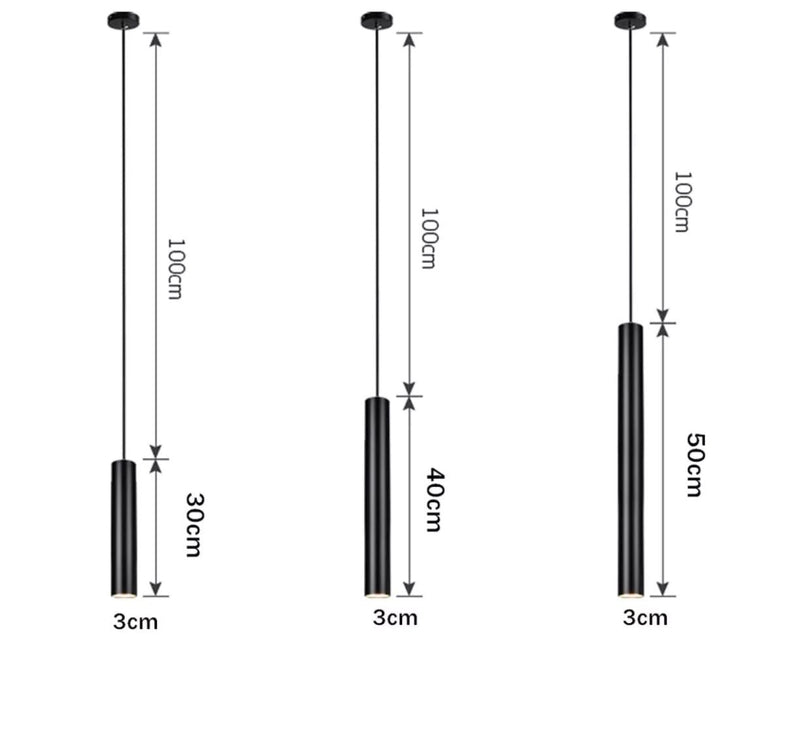 Tubeular Pendant Light