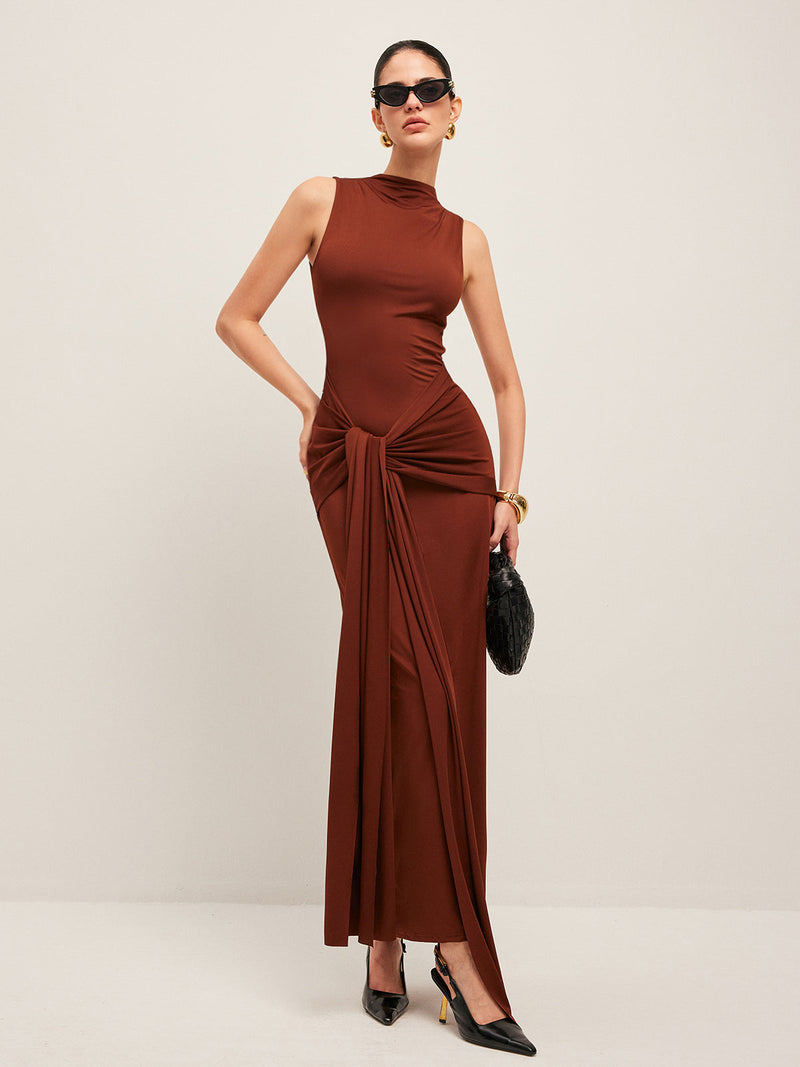 Quinn Women's Dress | Knot, Jersey, Crew Neck